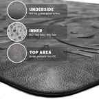 KMAT Kitchen Mat Cushioned Anti-Fatigue Floor Mat Waterproof Non-Slip Standing - Image 3