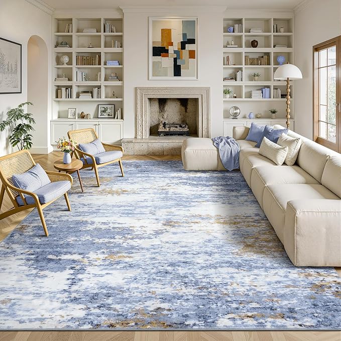 Lofus 9x12 Area Rug for Living Room, Abstract Large Rugs by Lofus