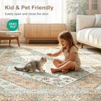 Lofus Vintage Living Room Rugs 5x7, Soft Machine Washable Area Rug - Image 5