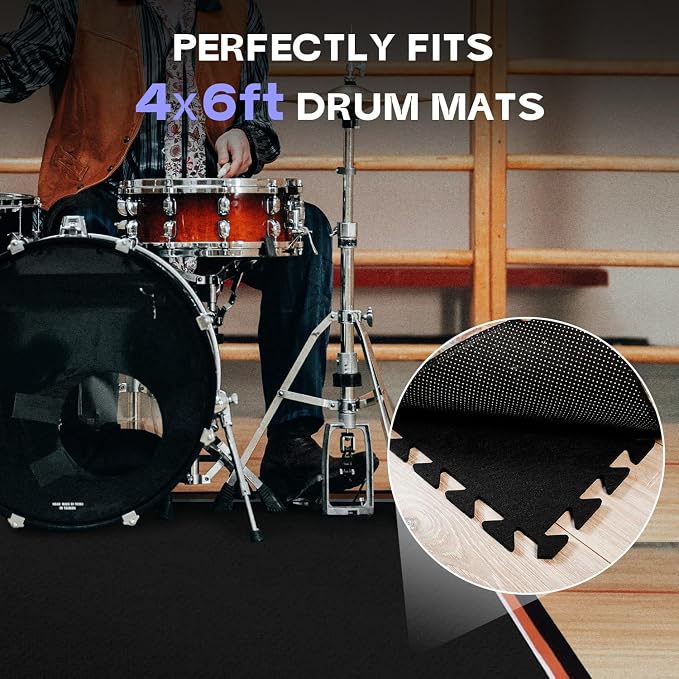 Starfavor Sound Absorbing Interlocking Floor Mats Pads 18 Pcs - Image 4