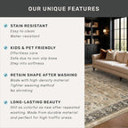 Traditional Washable 6x8 Area Rug - Image 6