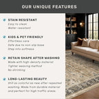 Natural Taupe 2x8 Runner Rug for Hallway, Long Runner Rug for Kitchen, Entryway - Image 7