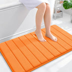 OLANLY Memory Foam Bath Mat 40x24, Super Soft Absorbent Bathroom Rugs, Quick Dry by OLANLY