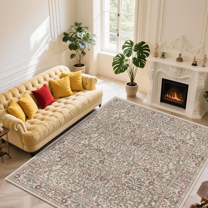 Extra Large 10x14 Area Rug for Living Room, Washable Rugs for Dining Room - Image 3
