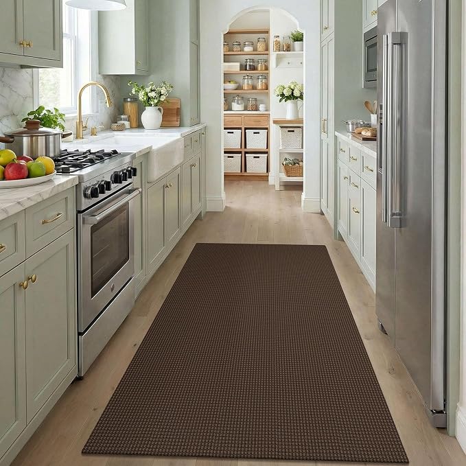 KOZYFLY Washable 4x5 Entry Woven Area Rug, Braided Throw Rugs - Image 2