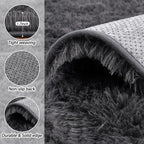 5x7 Fluffy Fuzzy Area Rug for Living Room Bedroom, Ultra Soft Rugs for Living - Image 5