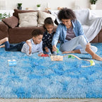5x7 Fluffy Fuzzy Area Rug for Living Room Bedroom, Ultra Soft Rugs for Living - Image 7