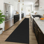 KOZYFLY Black 2.5'x16' Runners Rugs - Image 2