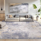 RELEANY Washable Area Rugs 6'x8' Non-Slip Modern Abstract Soft - Image 3
