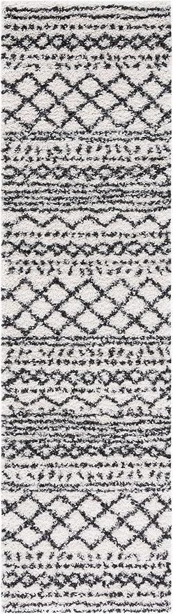 SAFAVIEH Arizona Shag Collection Runner Rug - Image 2