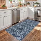 KUTA 3x5 Boho Area Rug for Living Room, Moroccan Washable Kitchen Rugs Non Slip - Image 2