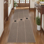 Tangsoo Rainbow Easy Jute Rug 2x6 Washable Runner by Tangsoo