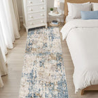 Runner Rug Kitchen Washable Rugs: 3x8 Non-Slip Abstract Soft Modern Stain - Image 6