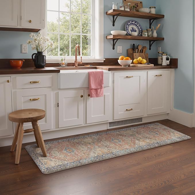 GENIMO Kitchen Mats for Floor, Kitchen Rugs Non Slip Washable, Waterproof Anti by GENIMO
