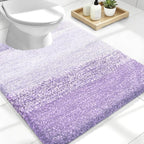 OLANLY Luxury Toilet Rugs U-Shaped 24x20, Extra Soft and Absorbent Microfiber by OLANLY