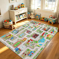 Capslpad Tan Car Road Kid Rug Carpet Playmat by CapslpadDirect