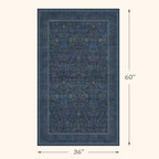 3x5 Large Entryway Rugs, Non Slip Washable Area Rug - Image 2