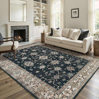 Rugxara 5x7 Area Rugs for Living Room Bedroom, Large Washable Rug, Non Slip & - Image 2