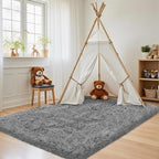 4x6 Area Rug for Living Room: Ultra Soft Fluffy Rug Modern Large Thicked Shag - Image 3