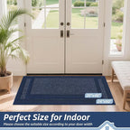 BEQHAUSE Indoor Door Mat 24" x 60", Dirt Trapper Door Mats Non-Slip Entryway - Image 2