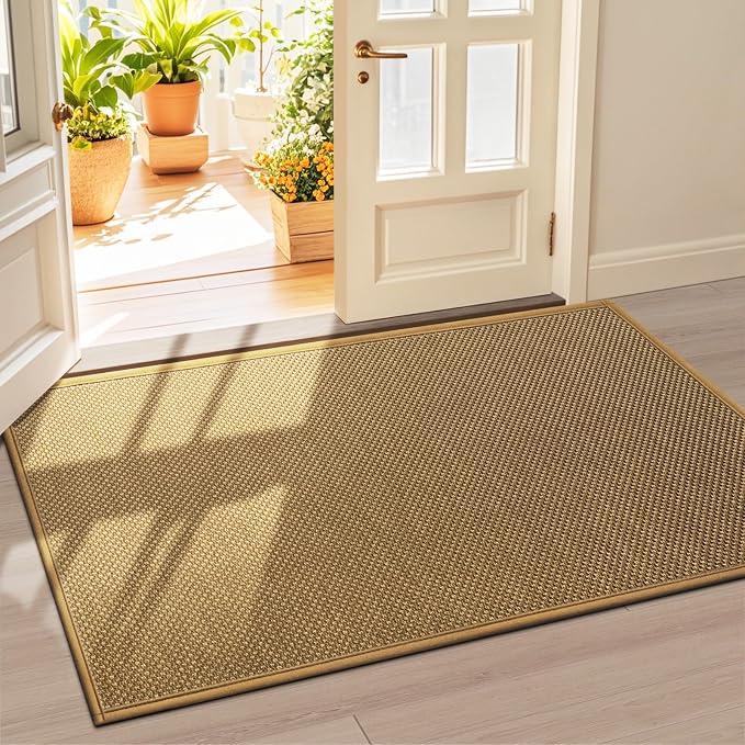 LEKEEPGO Door Mat 36"x59", Non Slip Door Mat Indoor Entrance, Rubber Backing by LEKEEPGO