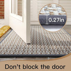 YDKGL Door Mat 31"x47", Dirt Resistant and Absorbent, Non-Slip Rubber Backing - Image 4