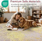 8x10 Ft Area Rugs for Living Room, Soft Non-Slip Washable Rugs Modern Abstract - Image 5