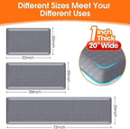 StepRite 1” Thick Kitchen Mats for Floor, Anti Fatigue Kitchen Rugs, Heavy Duty - Image 9