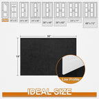 Mibao Front Door Mat Indoor Entrance, 29.5" x 17", Dirt Trapper Welcome Mat - Image 2