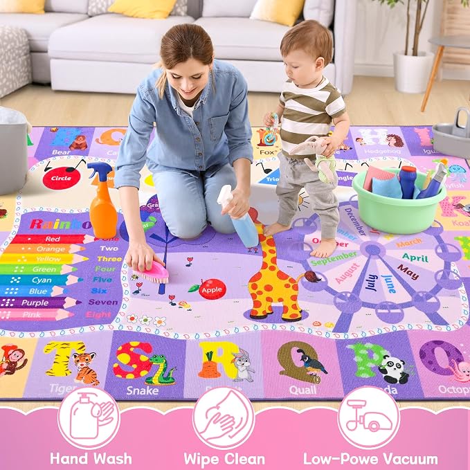 Chicrug Educational Kid Area Rug - Image 6