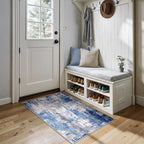 RELEANY Washable Area Rugs 3x4 Non-Slip Modern Abstract Soft by RELEANY