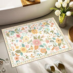 RELEANY Floral 2x3 Area Rugs Washable Print Boho Cute Carpet Non Slip Flower - Image 6