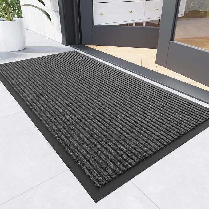 Front Door Mat, Commercial Door Mats Entrance, Low Profile Welcome Mats Non-Slip by NatureiFrontDoorMat