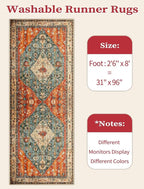 SERISSA Washable Boho Runner Rug - Image 5