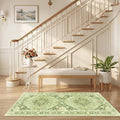 RELEANY Area Rugs Runner 2'6"x5' Washable Non-Slip, Floral Vintage Distress by RELEANY