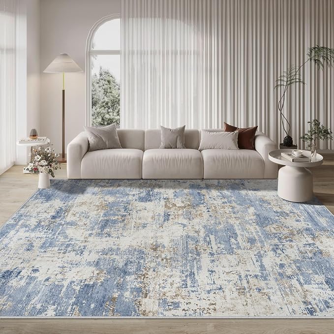 9x12 Area Rugs for Living Room Rug Washable: Modern Large Rug for Dining Room - Image 9