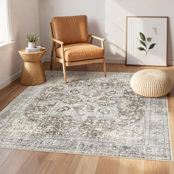 Tortania 6' Square Area Rug Living Room Rugs by Tortania