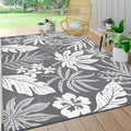 Pauwer Waterproof Outdoor Rug 6x9, Reversible Plastic Straw Patio Camping Rug by Pauwer