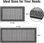 StepRite Kitchen Mats for Floor, Non-Slip Kitchen Rugs Set of 2 PCS, Super - Image 2