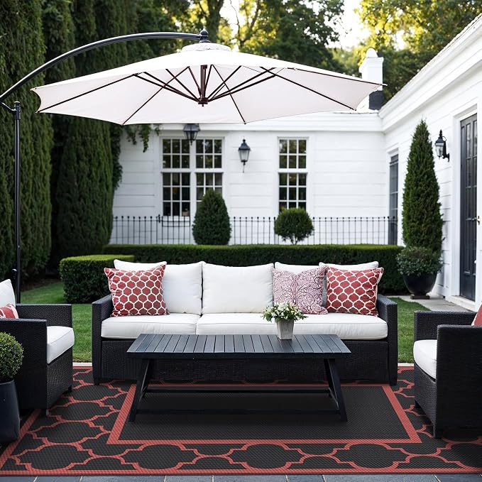 GENIMO 6' x 9' Outdoor Rug Waterproof - Image 4