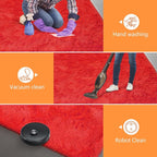 Shag Runner Rug for Bedroom Living Room 2x6 Upgrade Non-Slip Fluffy Soft - Image 5