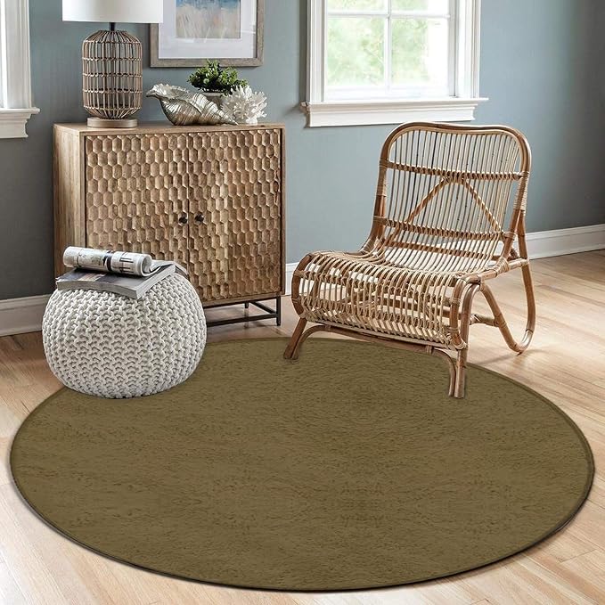 Home Decor Non Slip Kitchen Office Circle Rug, Machine Washable Modern Round - Image 3