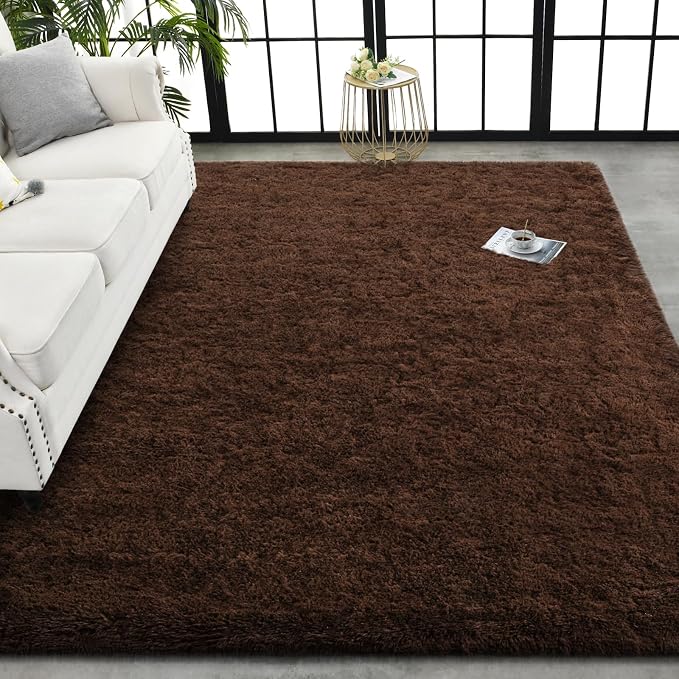 TWINNIS Super Soft Shaggy Rugs Fluffy Carpets, 5x8 Feet, Indoor Modern Plush - Image 8