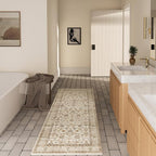 Washable Runners for Hallways Kitchen Rug: 2'x10' Kitchen Runner Stain - Image 5