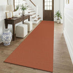 KOZYFLY Orange 2.5'x12' Runners Rugs by KOZYFLY