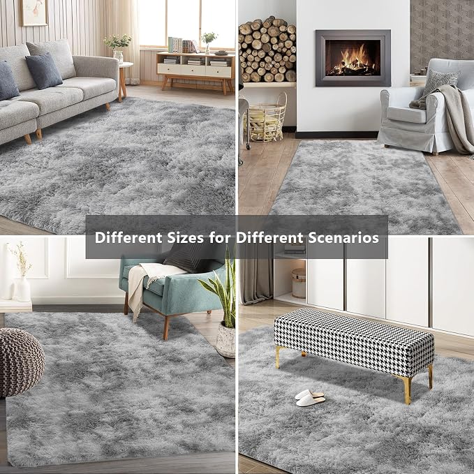 10X14 Large Area Rugs for Living Room Bedroom, Big Shag Rug for Bedroom Dorm - Image 6