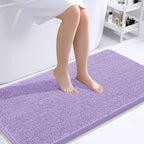 OLANLY Large Bathroom Rugs 40x24, Extra Soft Absorbent Chenille Bath Rugs by OLANLY