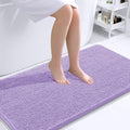 OLANLY Bathroom Runner Rugs 44x24, Soft Absorbent Chenille Bath Rugs, Rubber by OLANLY