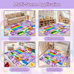 ABC Rugs for Kids Playroom 5 x 7 Feet, Alphabet Rug Educational Learning Play - Image 6
