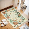 Lahome Floral Small Rug, 2X3 Kitchen Rugs Non Slip Washable Rug Ultra-Thin by Lahome